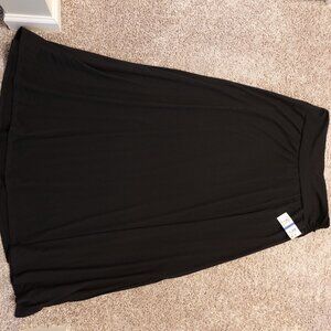 Super comfy black skirt for sale from Ana. Size XL